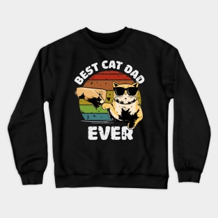 THE BEST CAT DAD Crewneck Sweatshirt